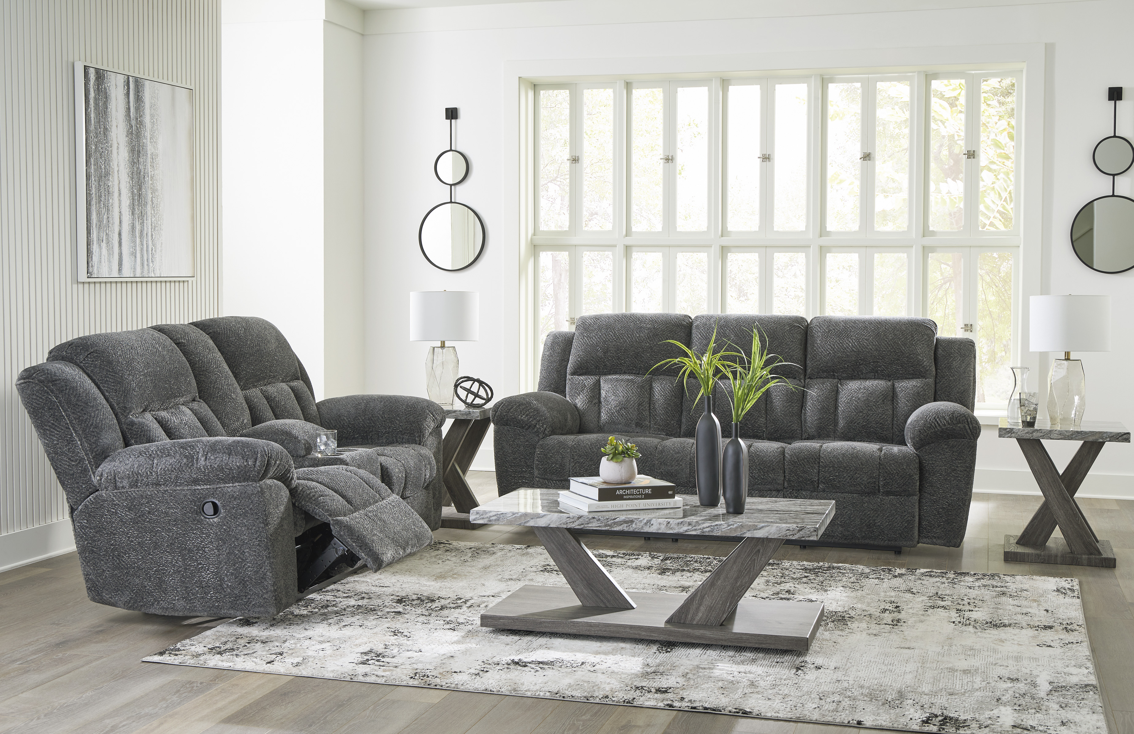 Sofa and loveseat set at Superior Rent To Own.